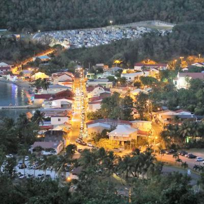 Tombe De La Nuit Sur Deshaies